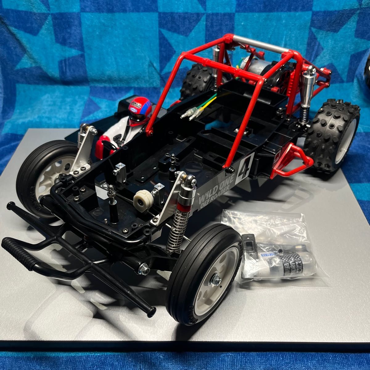 タミヤ ワイルドワンオフローダー オプション付 ボディ無 未走行・美品