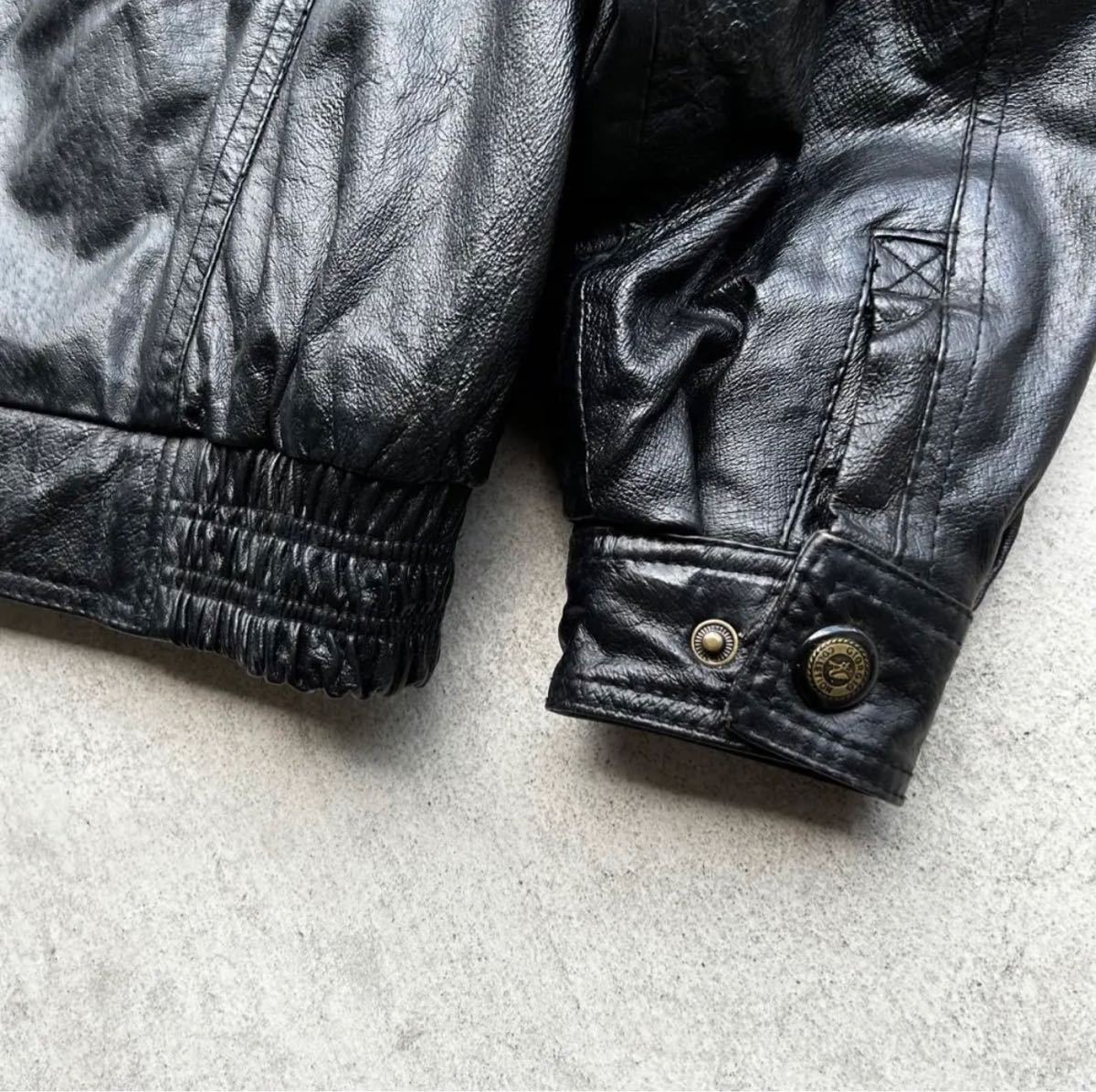 90s vintage ビンテージ 本革 ボンバージャケット レザージャケット