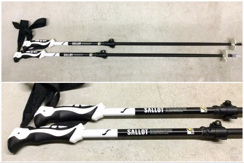 SALLOT サロットスキーポール伸縮式 私をスキーに 100〜125cm｜Yahoo