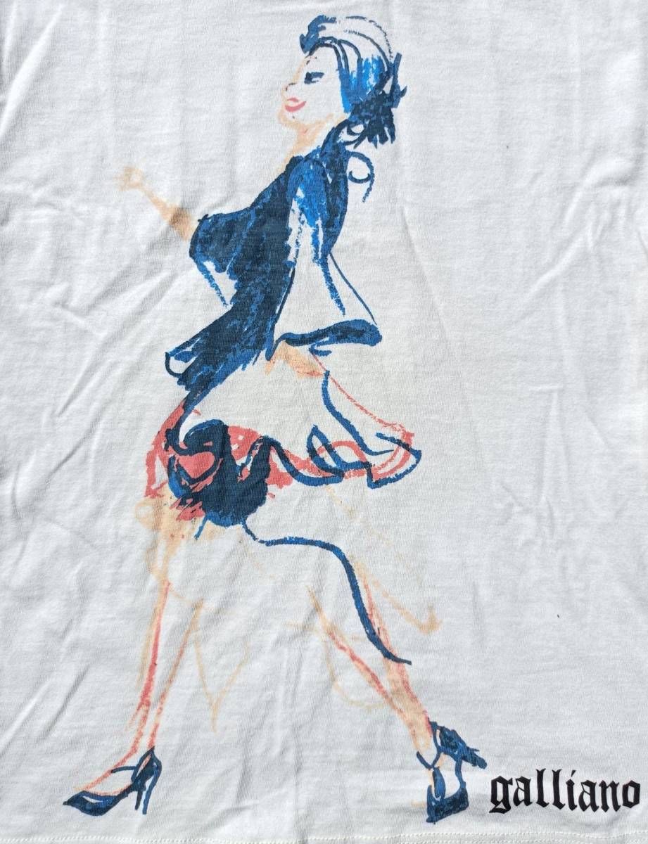 送料無料 未使用タグ付 John Galliano ジョンガリアーノ Tシャツ