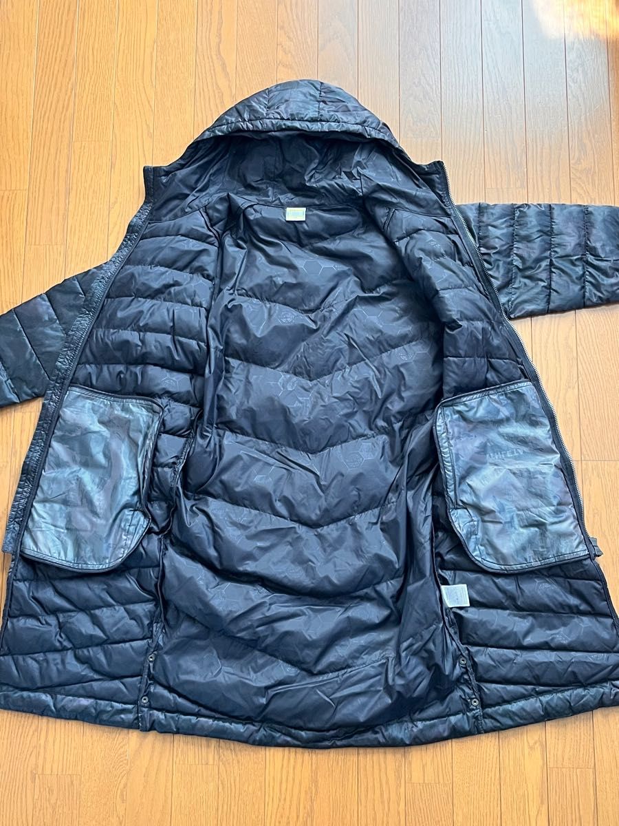 ATHLETA アスレタ ベンチコート ロングコート 迷彩 フード 160サイズ