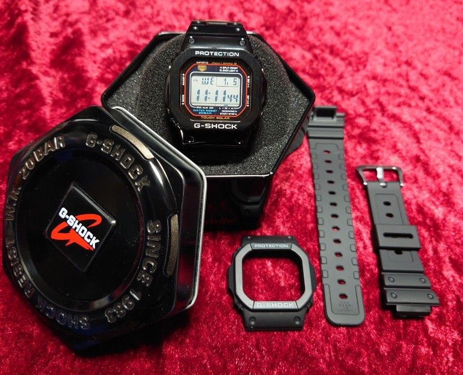 G-SHOCK GW-M5610-1JF フルメタル カスタム メタルブラック 純正ベゼル