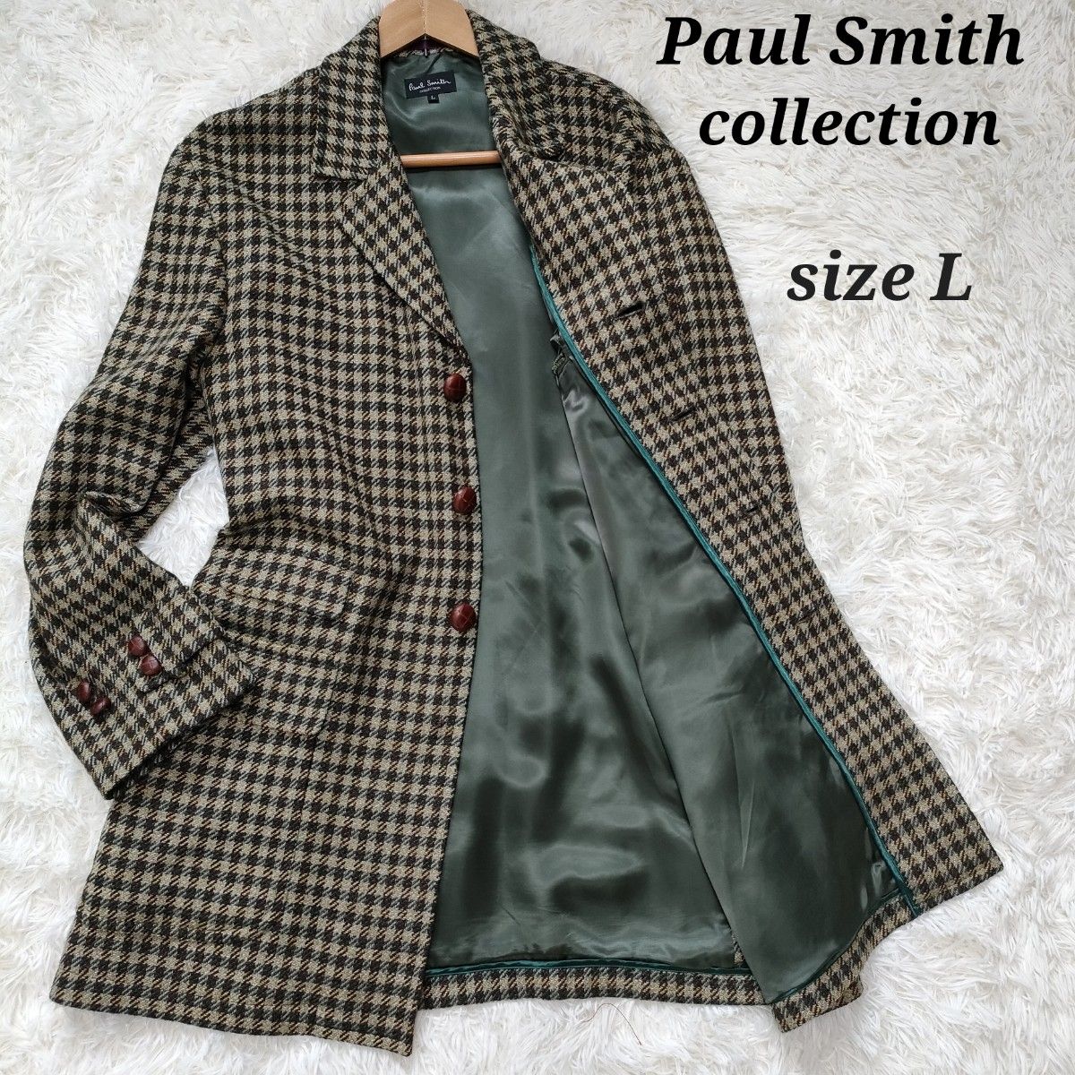 PaulSmith ポールスミスコレクション チェスターコート 千鳥格子