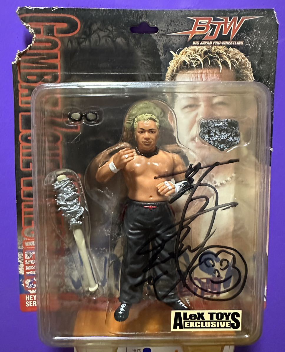 Yahoo!オークション - 絶版 葛西純 プロレス 直筆サイン入りフィギュア