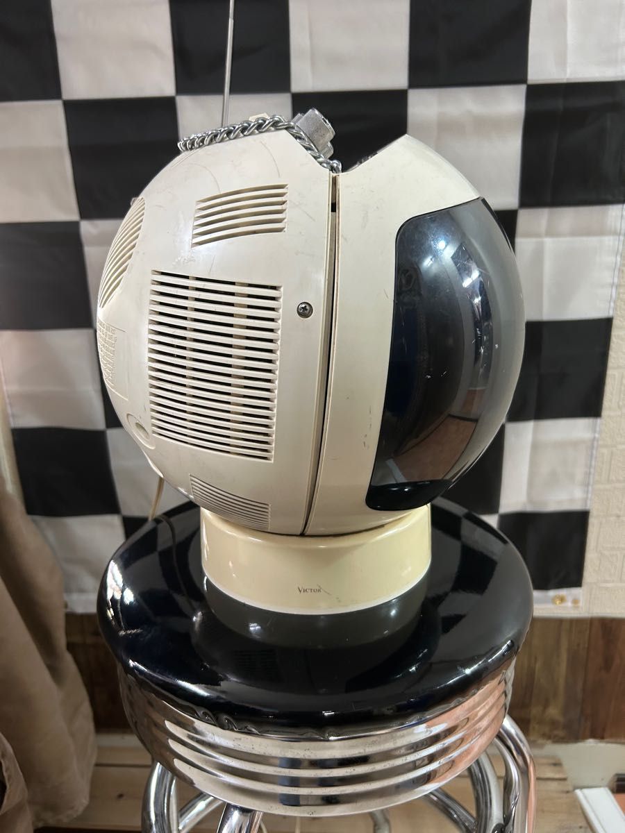 フリフリQ ビクター MODEL9T-11白黒テレビ 昭和レトロ スペースエイジ