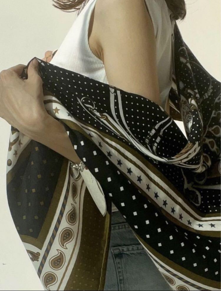 美品 HERMES エルメス ストール カシシル カレジェアン 宮廷の馬具