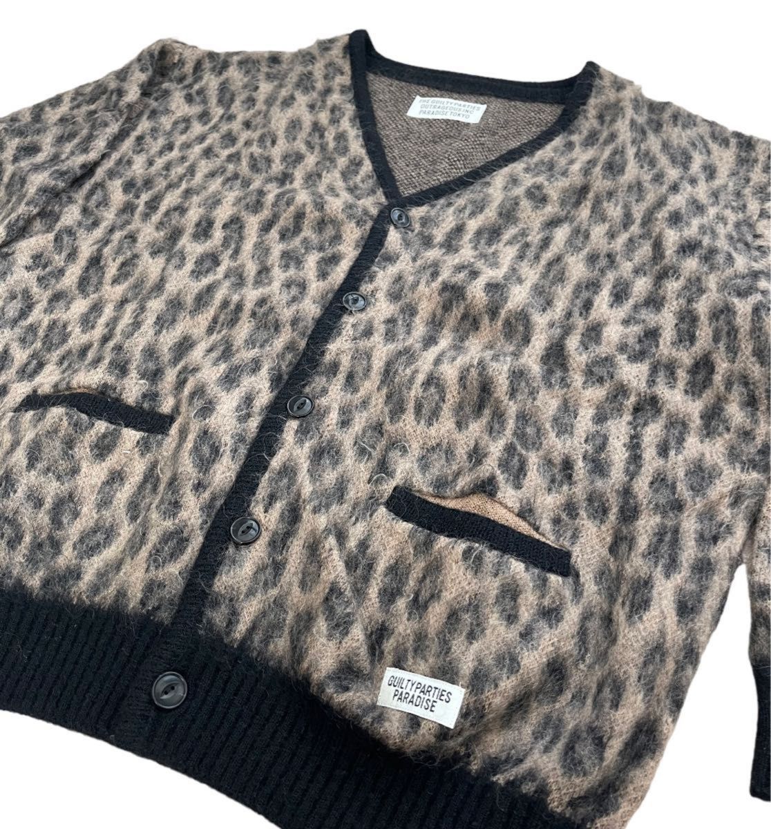 WACKO MARIA /ワコマリア』 LEOPARD MOHAIR CARDIGAN モヘア