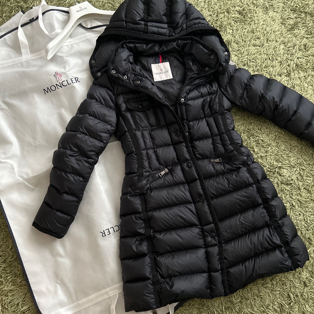 MONCLER モンクレール ダウンコート エルミンヌ HERMINE ブラック