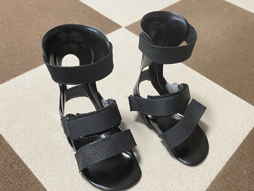 Yahoo!オークション - 下肢装具 オルトップAFO LH 短下肢装具/両足 左