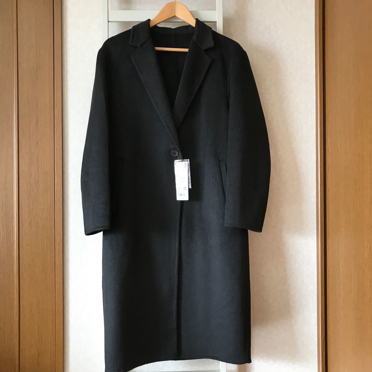 送料込 今季商品 新品タグ付 UNIQLOユニクロ ダブルフェイスロング