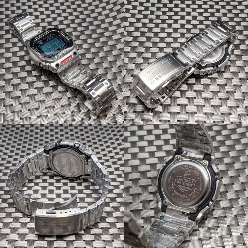G-SHOCK GW-M5610 [GMW-B5000TVA MOD] シルバー カスタム｜Yahoo