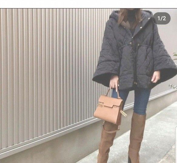 maison de Dolce キルティングポンチョ【black】｜Yahoo!フリマ（旧