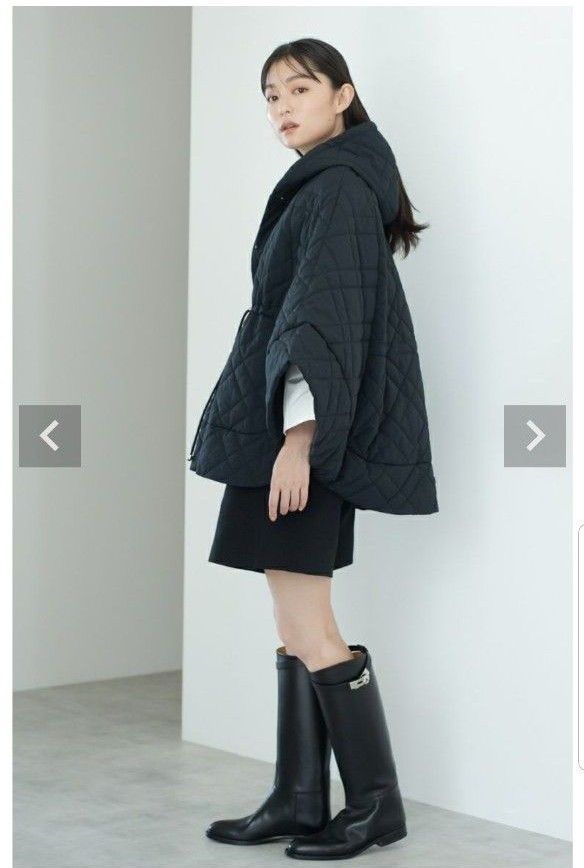 maison de Dolce キルティングポンチョ【black】｜Yahoo!フリマ（旧