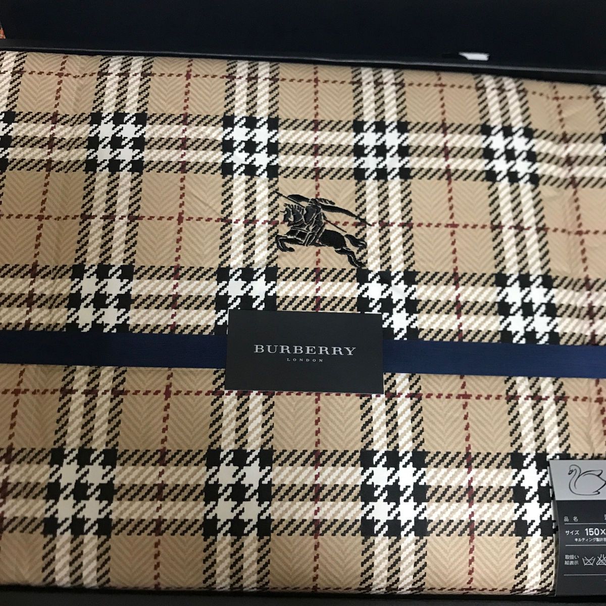 BURBERRY バーバリー羽毛肌掛け布団 新品 ノバチェック｜Yahoo!フリマ