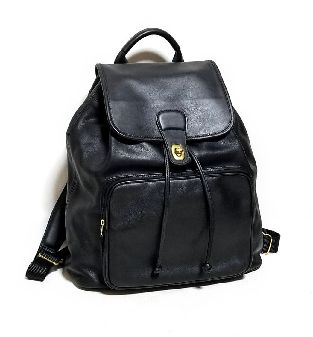 Yahoo!オークション - 激レア 0547 超美品 COACH コーチ リュック バッ