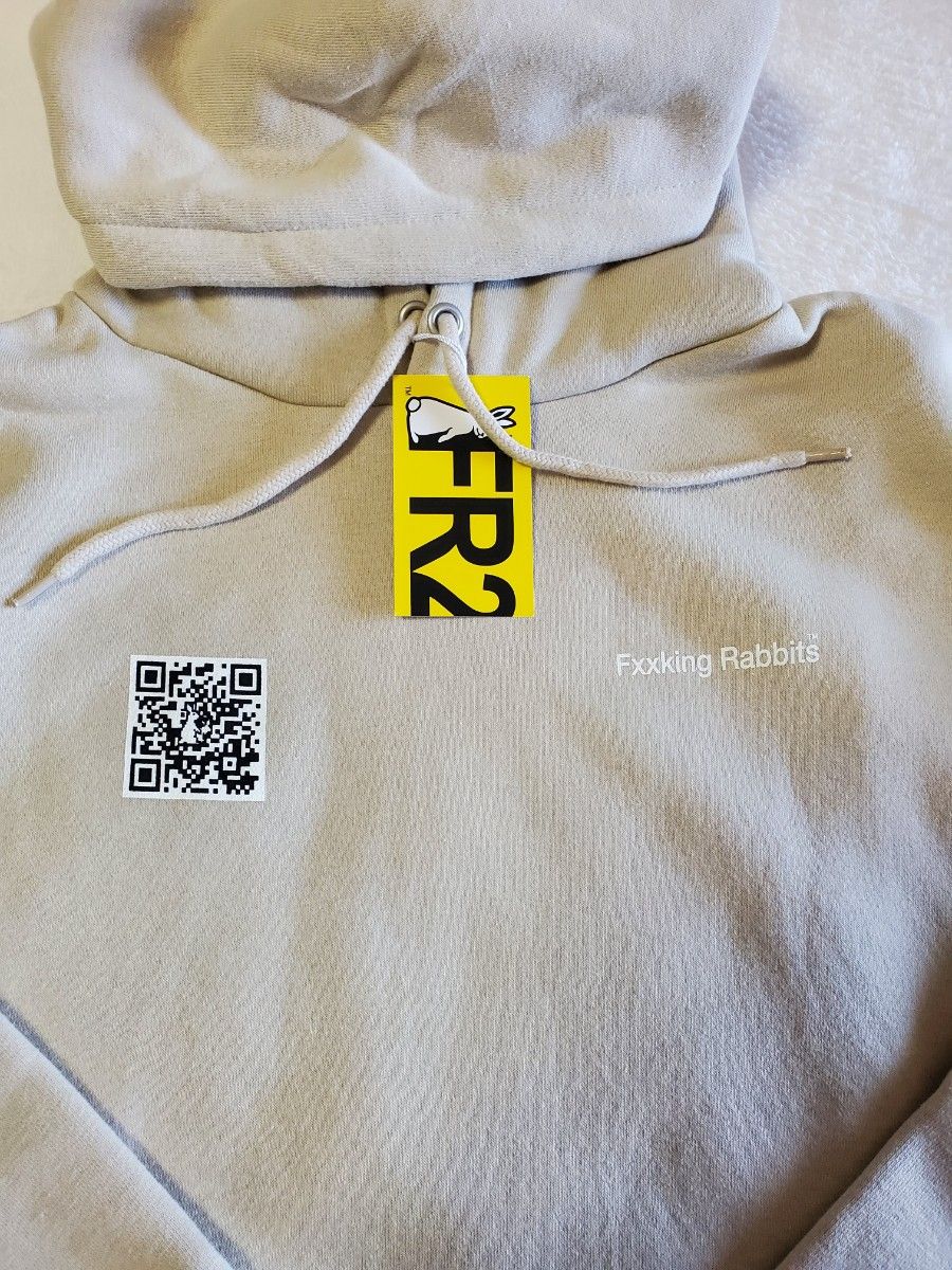 美品】 FR2 色情兎 QRコード 店舗限定 即完売モデル パーカーL｜Yahoo