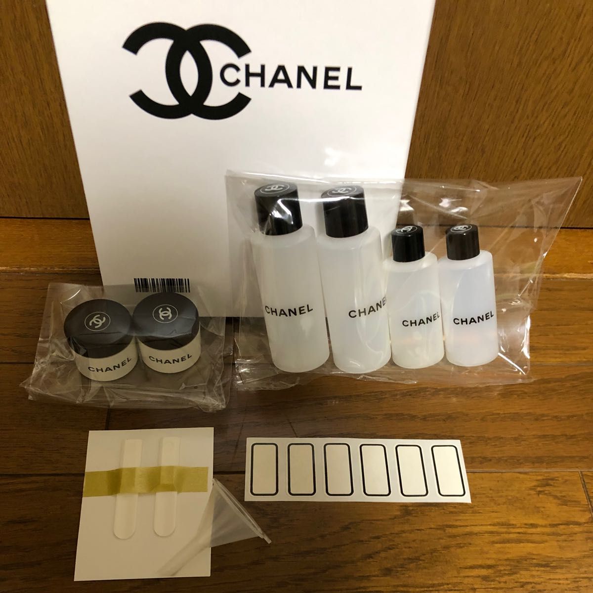 新品未使用 シャネル トラベルボトル トラベルセット 詰め替えボトル