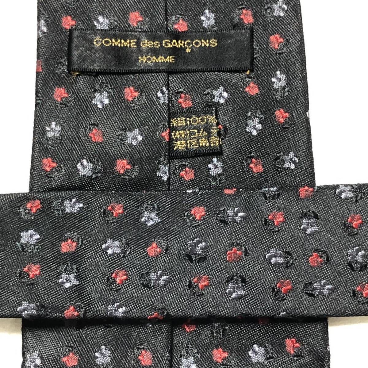 COMME des GARCONS HOMME コムデギャルソンオム ネクタイ 花柄 サクラ