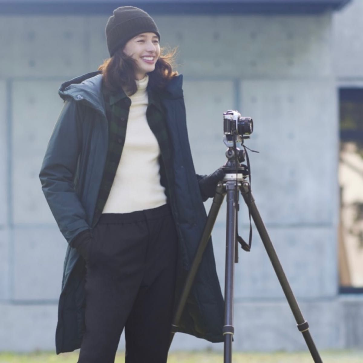 UNIQLO ウルトラウォーム ハイブリッドダウン ロングコート Lサイズ