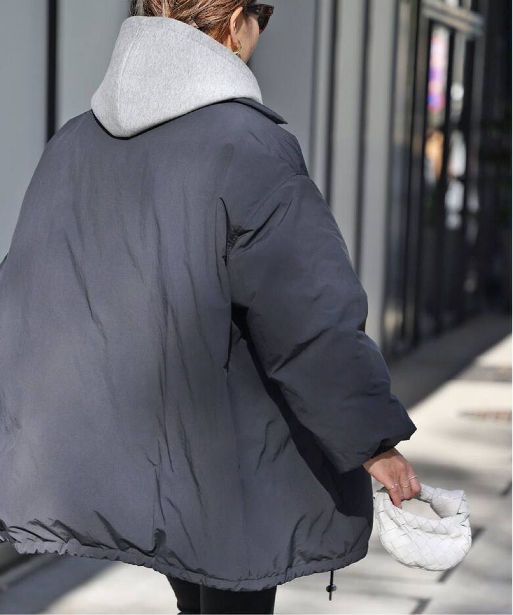 deuxieme classe【CALUX/キャラクス】 PUFFER COACH JACKET ダウン