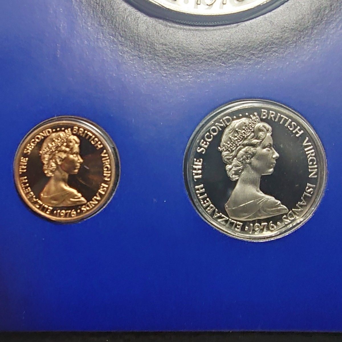 1976年 英領ヴァージン諸島 ミントセット SV925銀貨入フランクリン