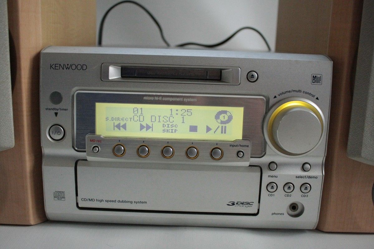 おまけ付き KENWOOD RD-SG5MD CD MD CD3連奏チェンジャーコンポ｜Yahoo