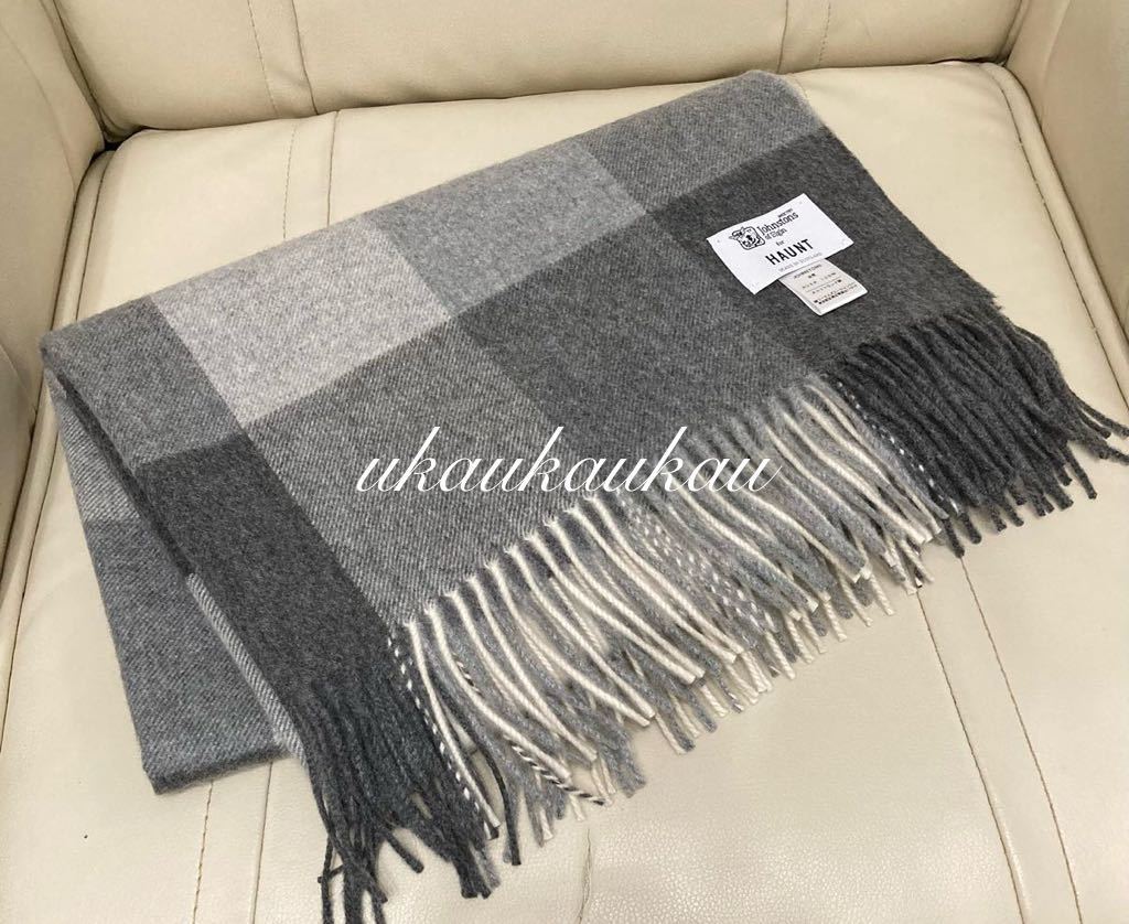定価86 900円 未使用 ジョンストンズ カシミア 大判 ストール マフラー