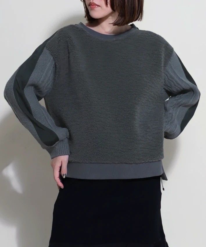 ヤマダヤ/LASUD/ラシュッド ボア×ケーブルPO 新品未使用タグ付き【定価
