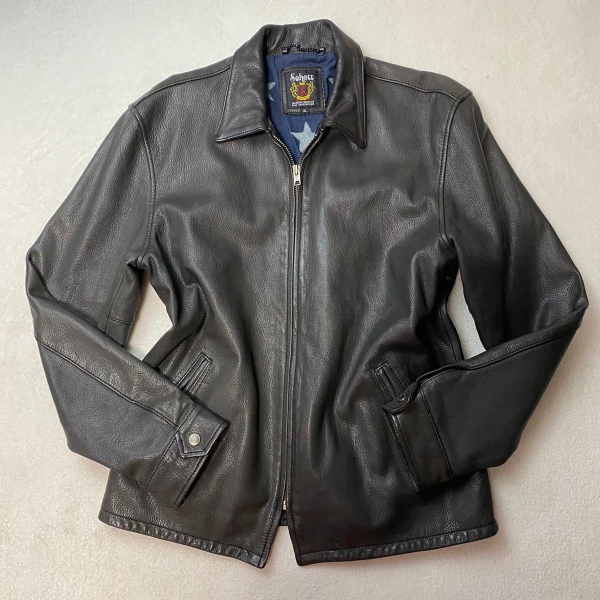 希少XL 新品同様】Schott ショット クラシックレーサー シングル