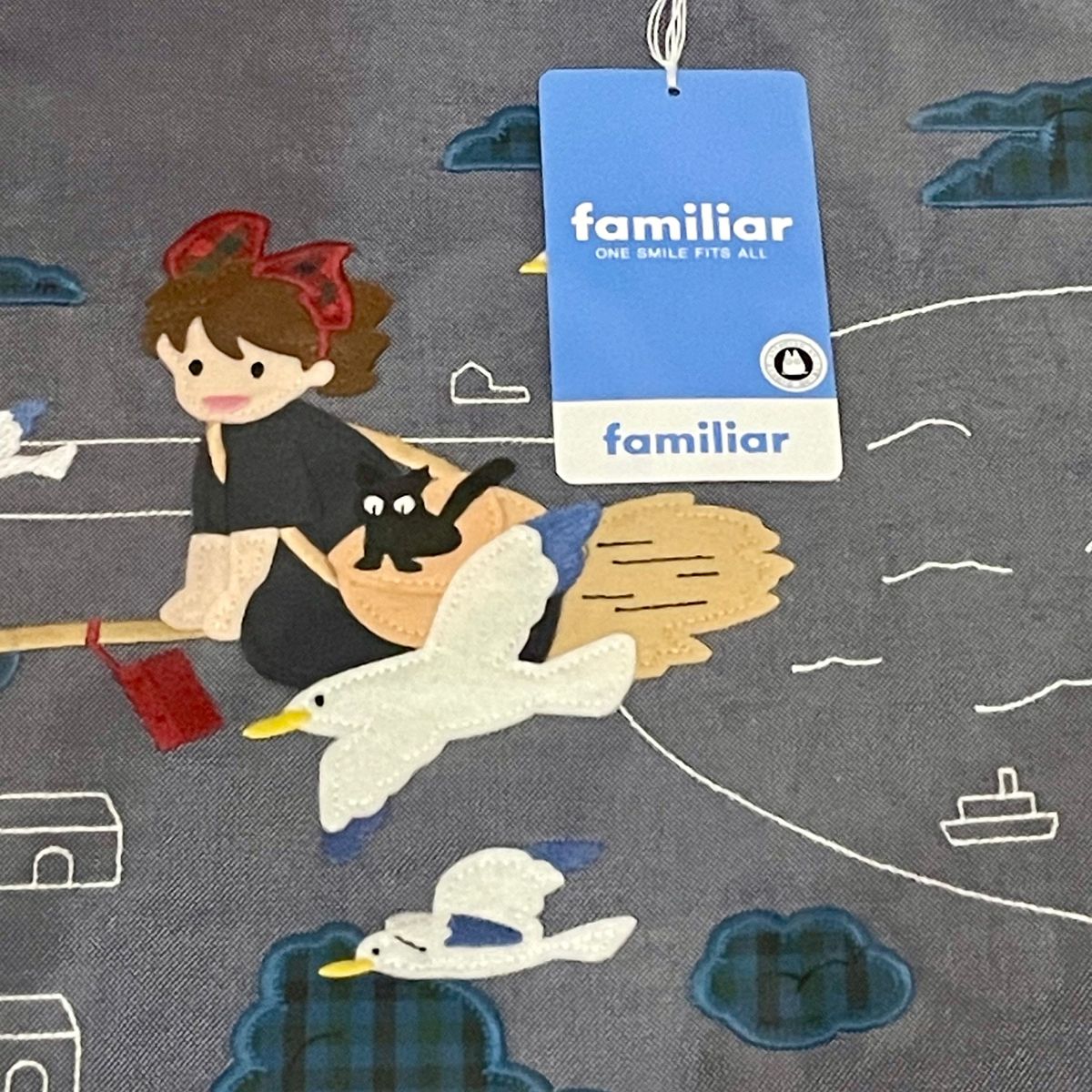 正規品】【新品タグ付】familiar 魔女の宅急便 デニムバッグ 完売品