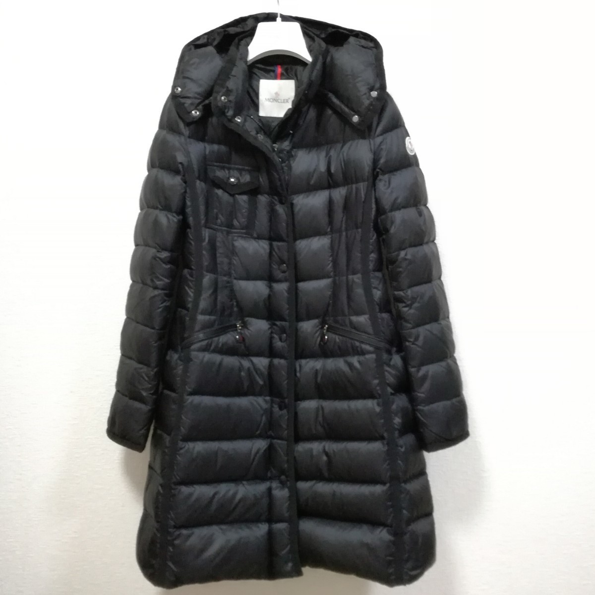 MONCLER HERMINE エルミンヌ ブラック サイズ2 ダウンコート 黒