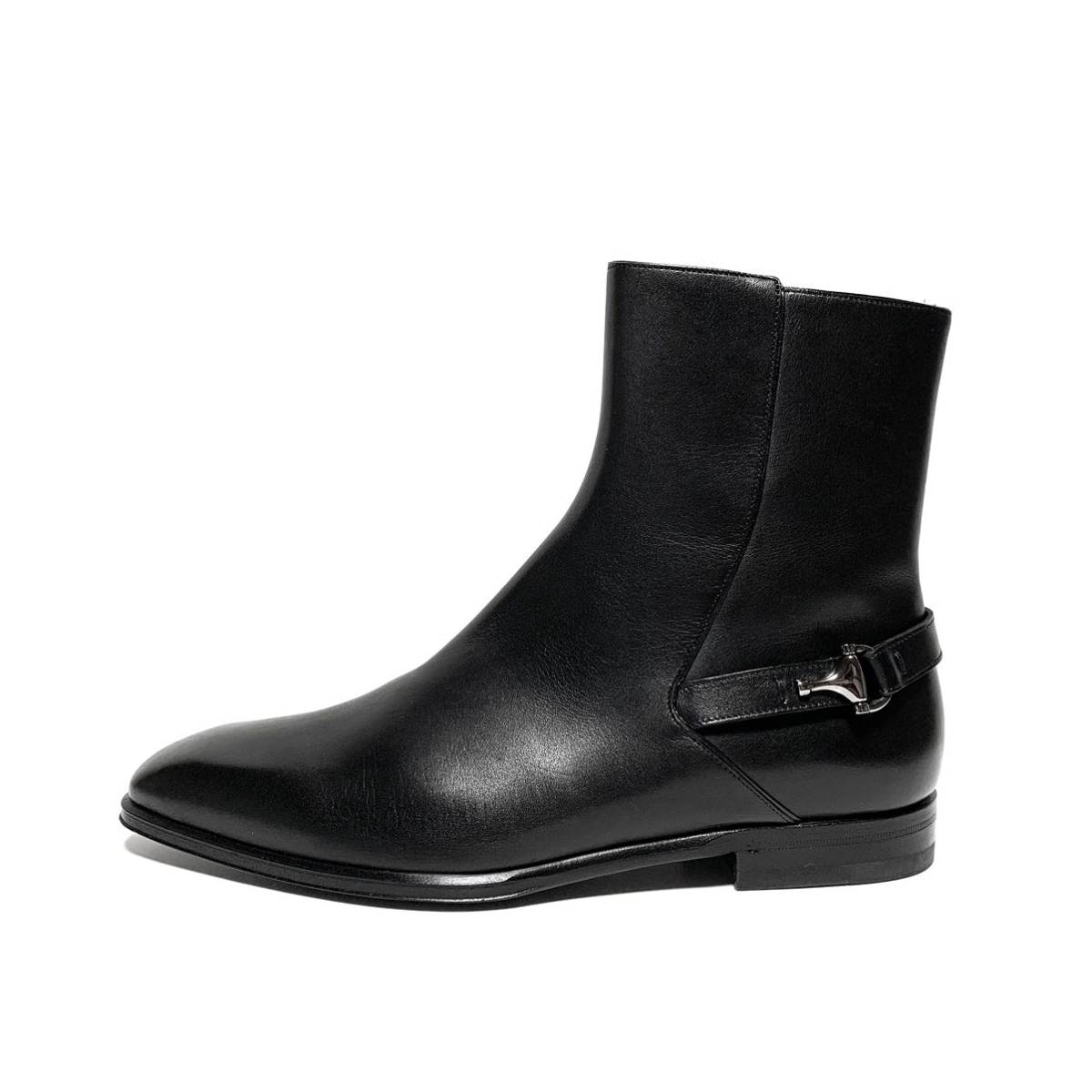 未使用 グッチ GUCCI ホースビット ストラップ レザー サイドジップ