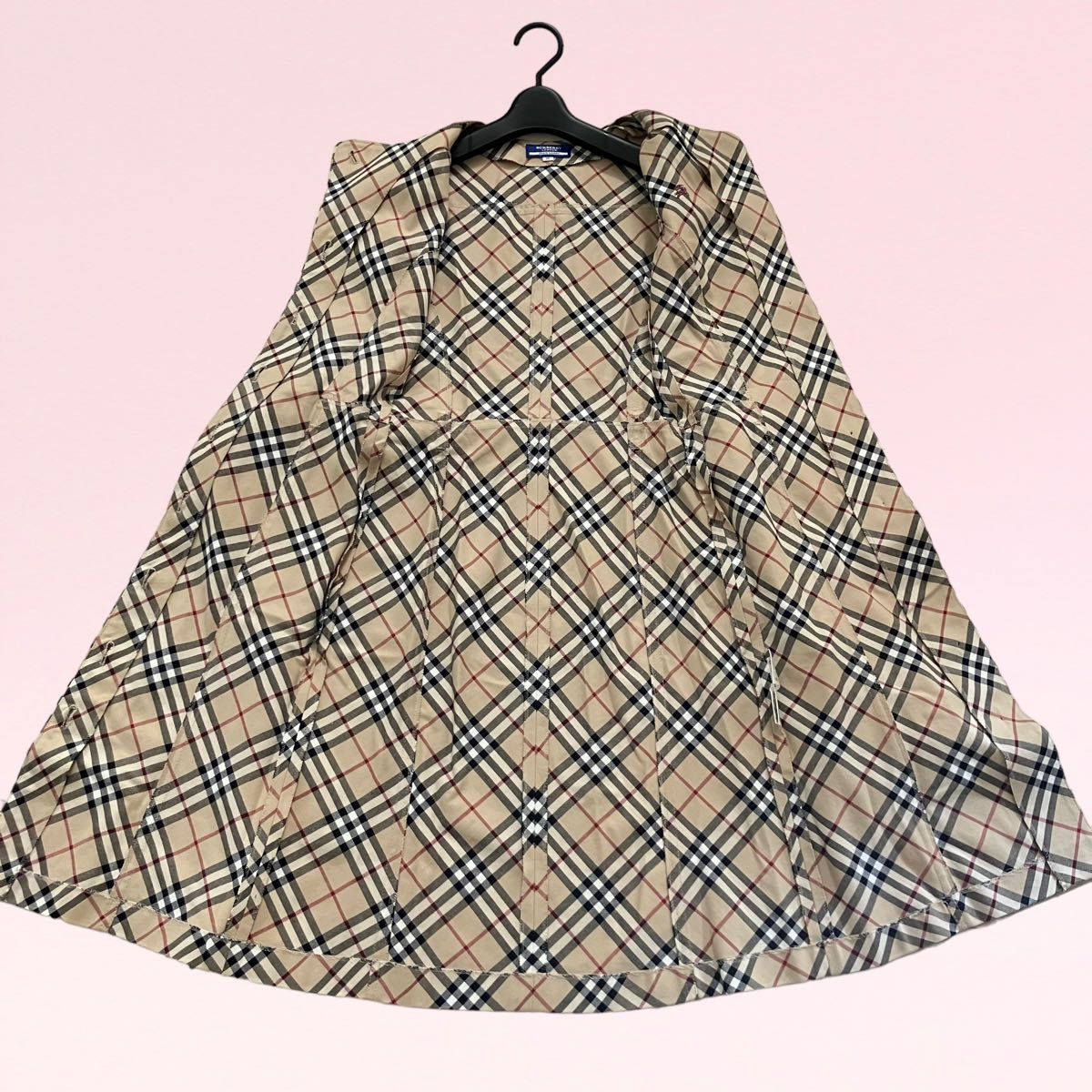 BURBERRY バーバリーブルーレーベル ノバチェック 前開き シャツ
