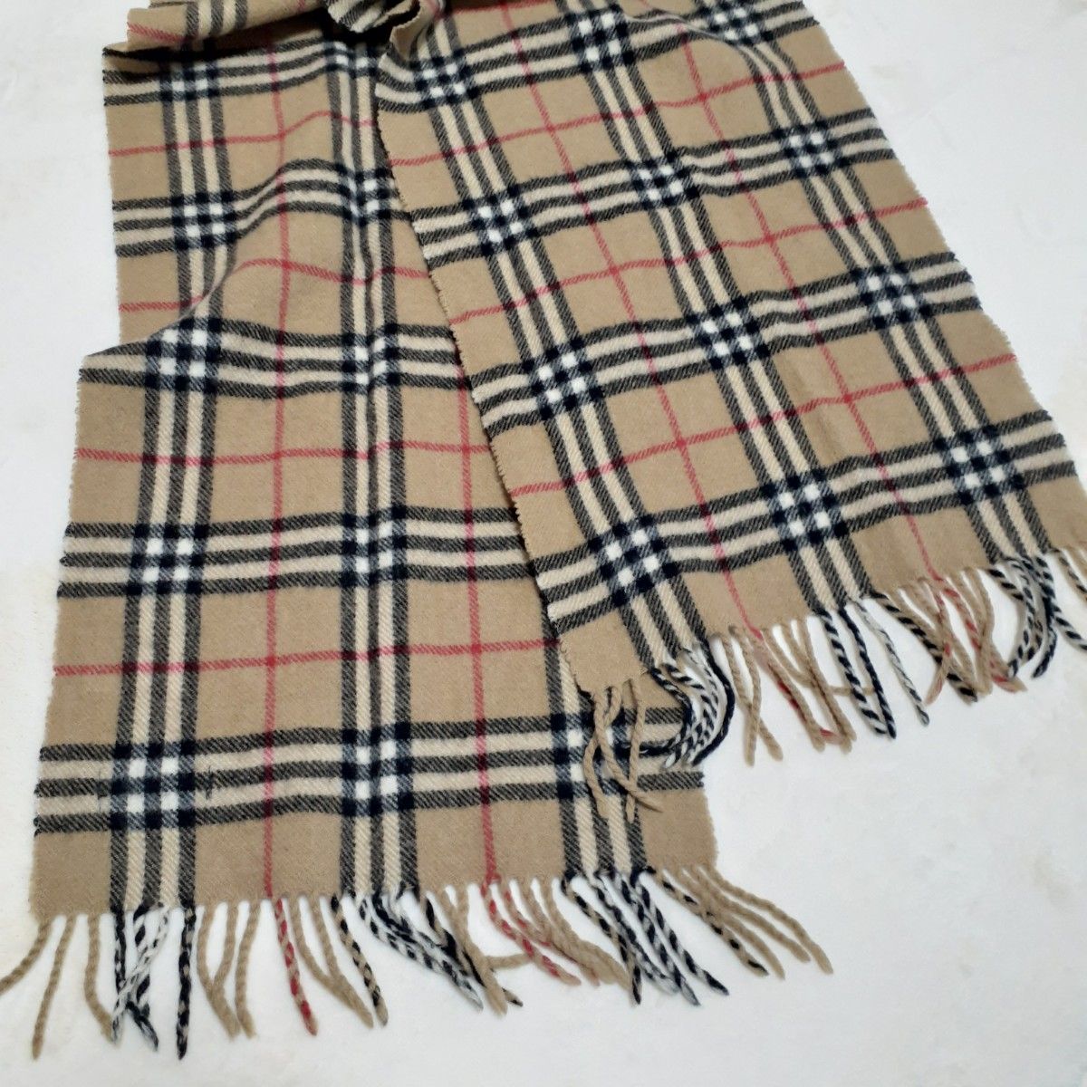 Burberry バーバリー ノバチェック 英語製 ラムウールマフラー｜Yahoo