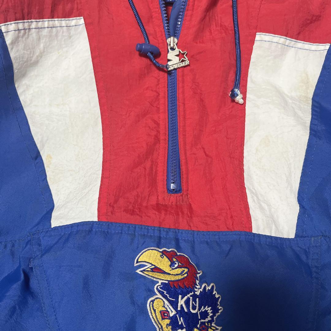 90's STARTER スターター アノラックパーカー ハーフジップ 2XL 中綿