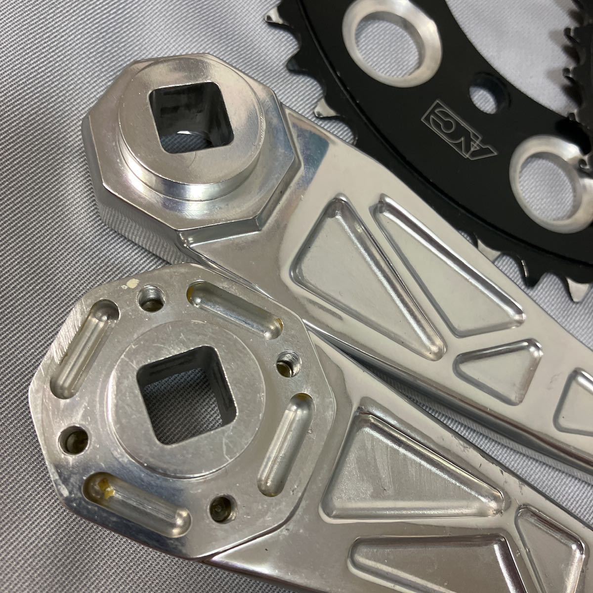 送込 AC Adventure Components クランク× チェーンリング セット / OLD