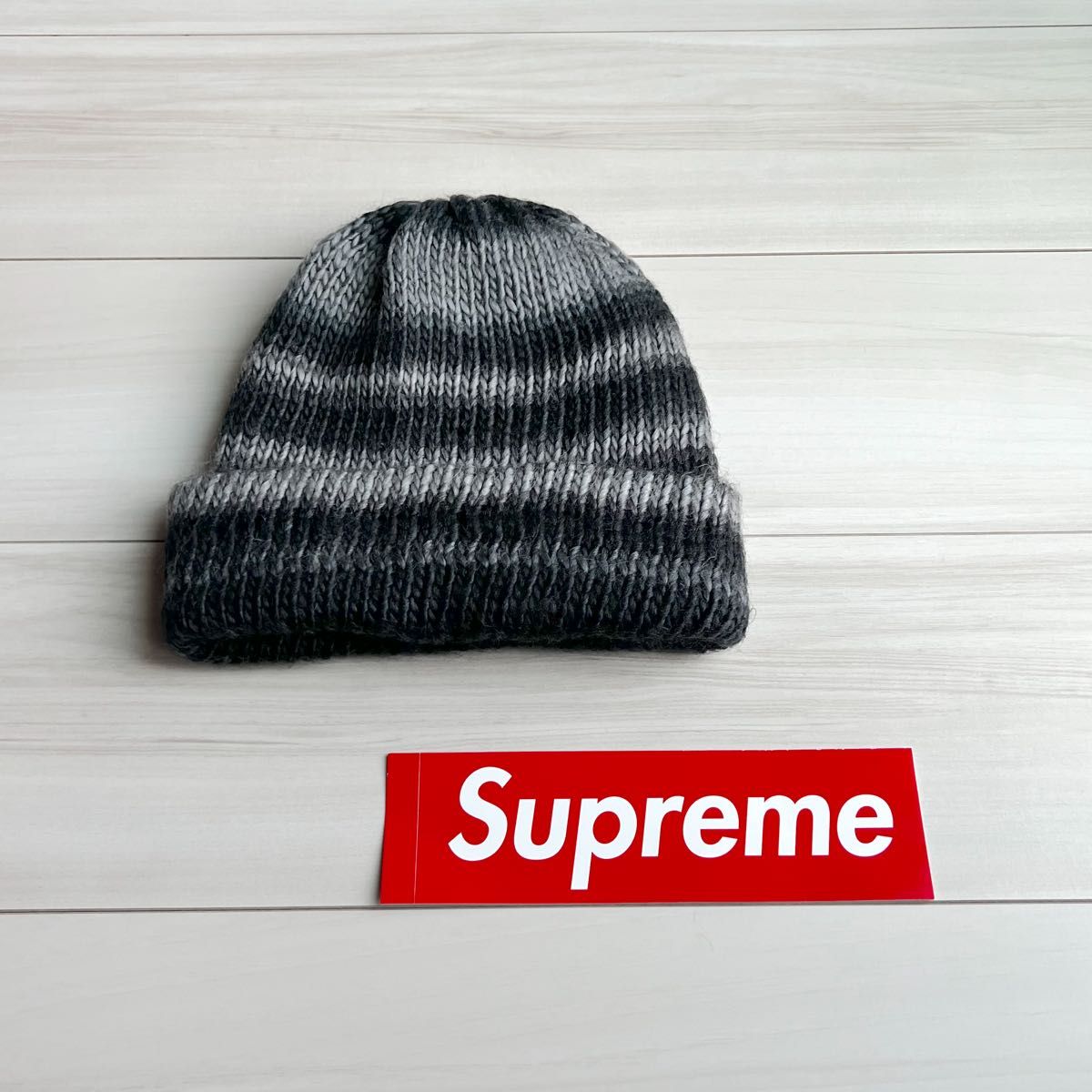 2022FW Supreme Ombre Stripe Beanie シュプリーム オーンブル