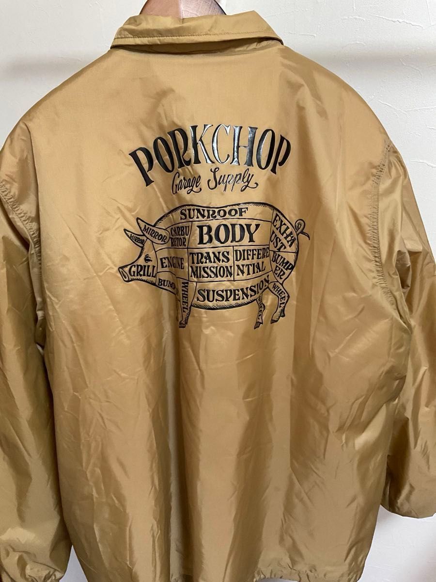 早いもの勝ちです キムタク着 PORKCHOP ボアコーチジャケット XL 試着