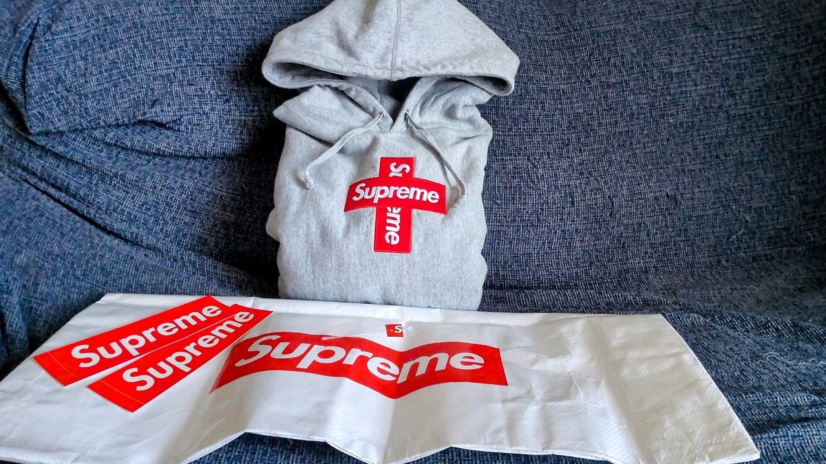 Supremeボックスロゴパーカー(木村 拓哉) キムタク愛用 スニダン鑑定品