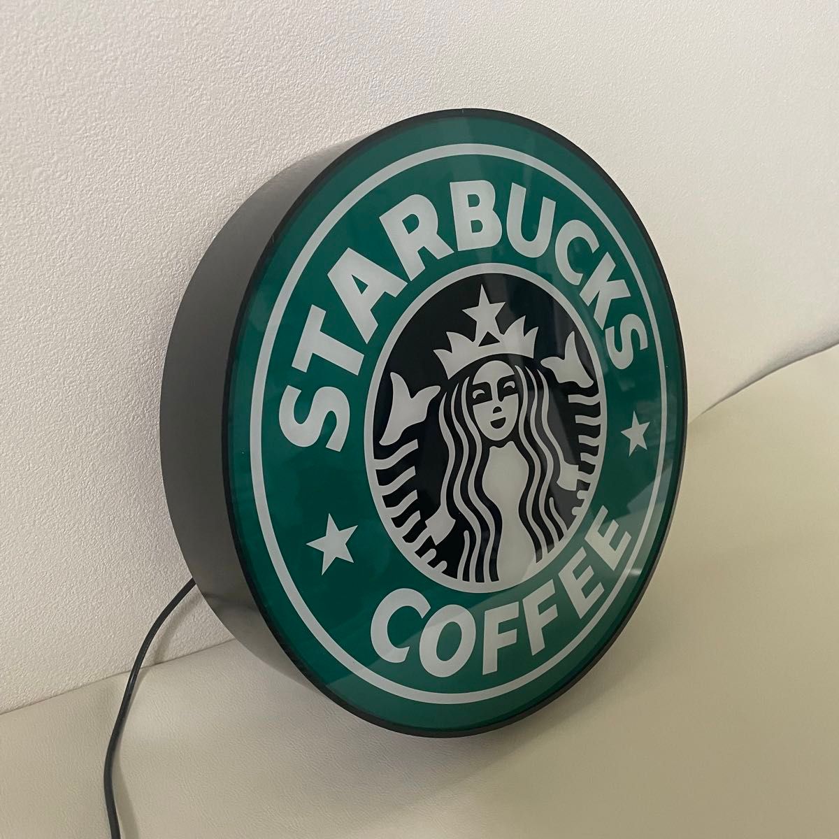 スターバックス 旧ロゴ看板ライトレプリカ Starbucks ネオンサイン