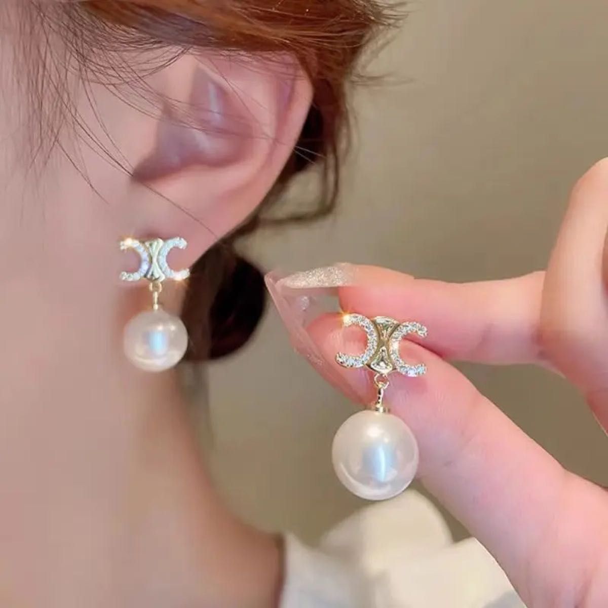 セリーヌ パール ピアス トリオンフ｜Yahoo!フリマ（旧PayPayフリマ）
