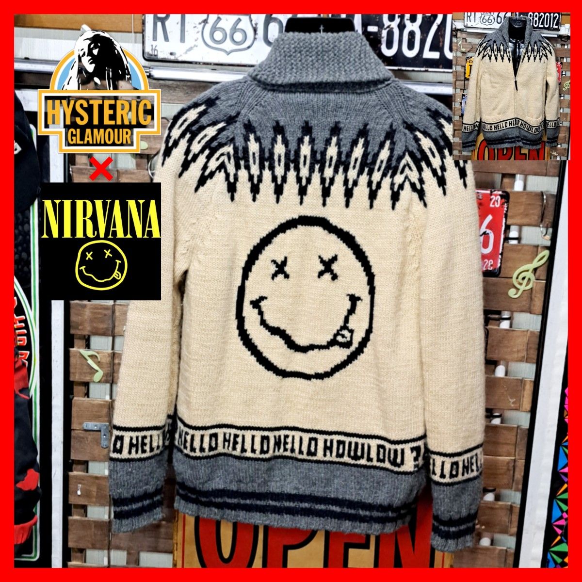 HYSTERIC GLAMOUR ヒステリックグラマー ニルヴァーナ カートコバーン