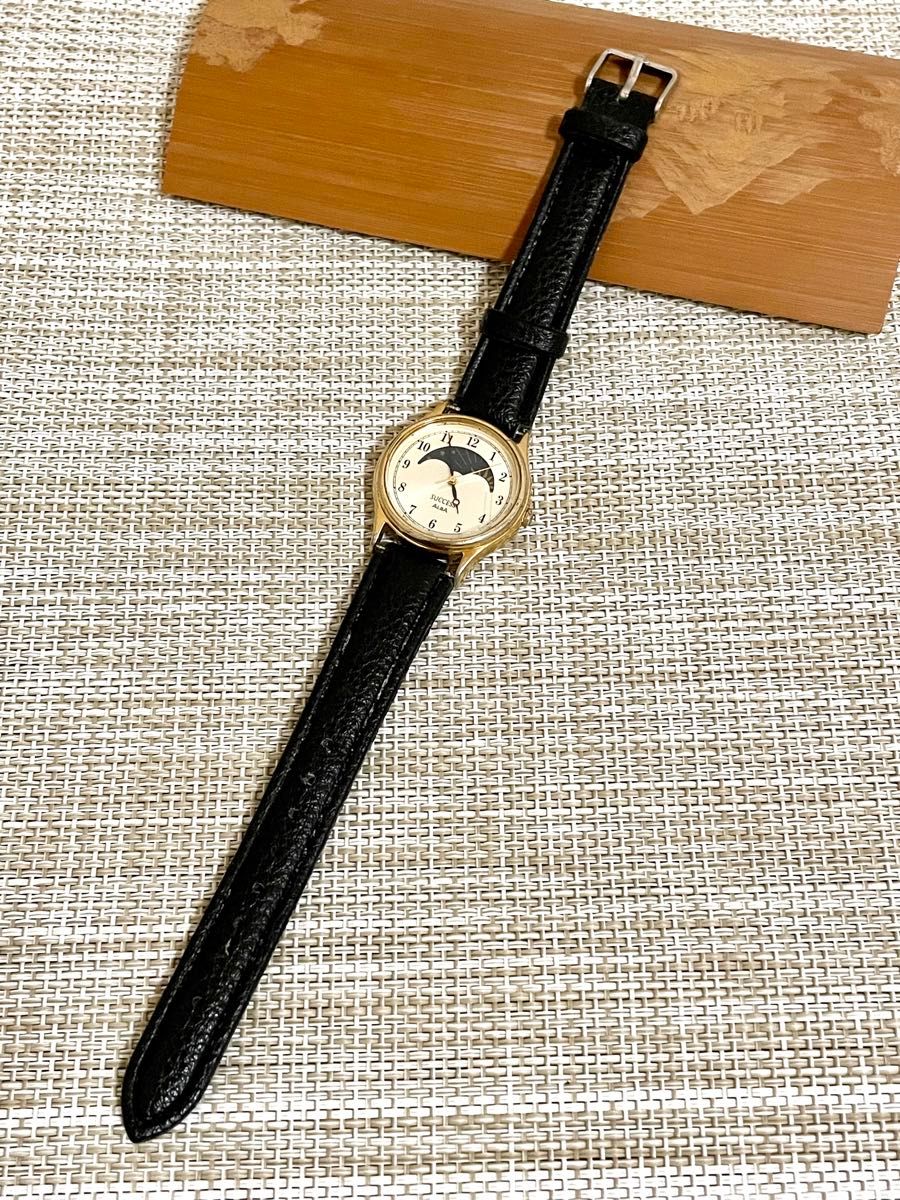 希少 ヴィンテージ/稼働品]SEIKO セイコー ALBA SUCCESS/サン&ムーン