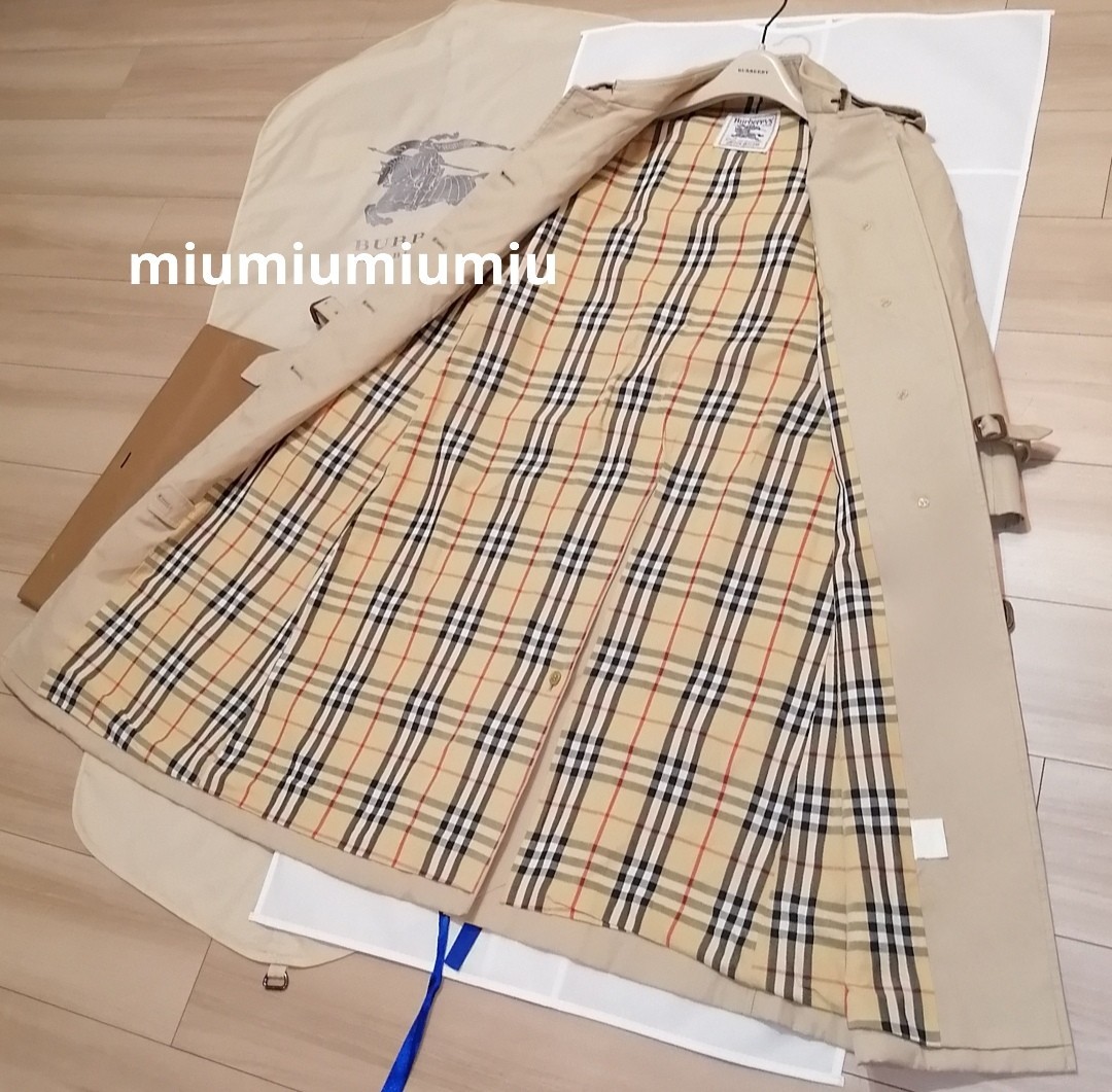 本物上質 Burberrys バーバリー BURBERRY ノバチェック トレンチコート