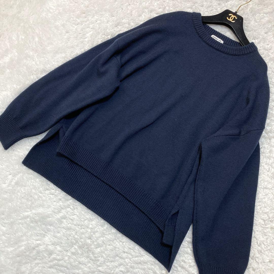 EVERYDAY I LIKE Oversized エブリデイアイライク クルーネック