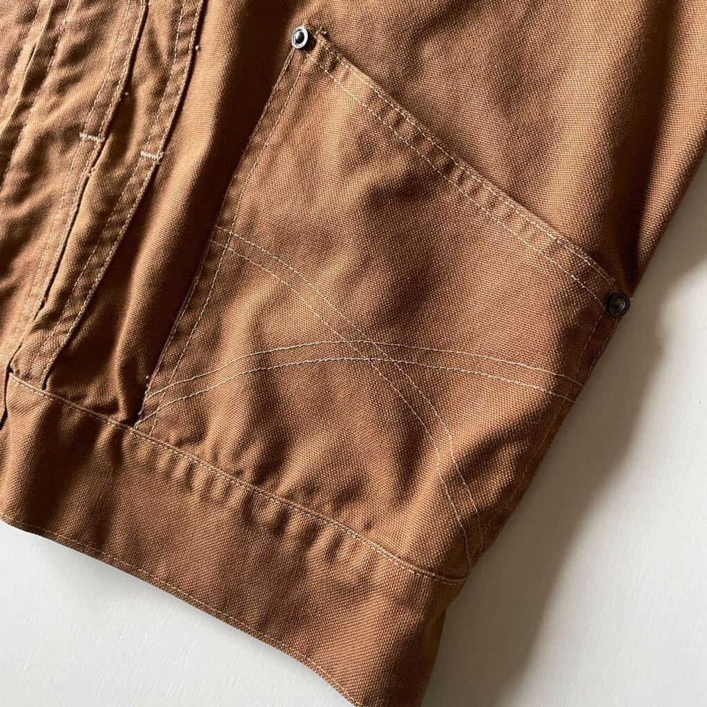 90s/USA製】RRL “Duck Work Jacket” M ブラウン ダック デニム ワーク