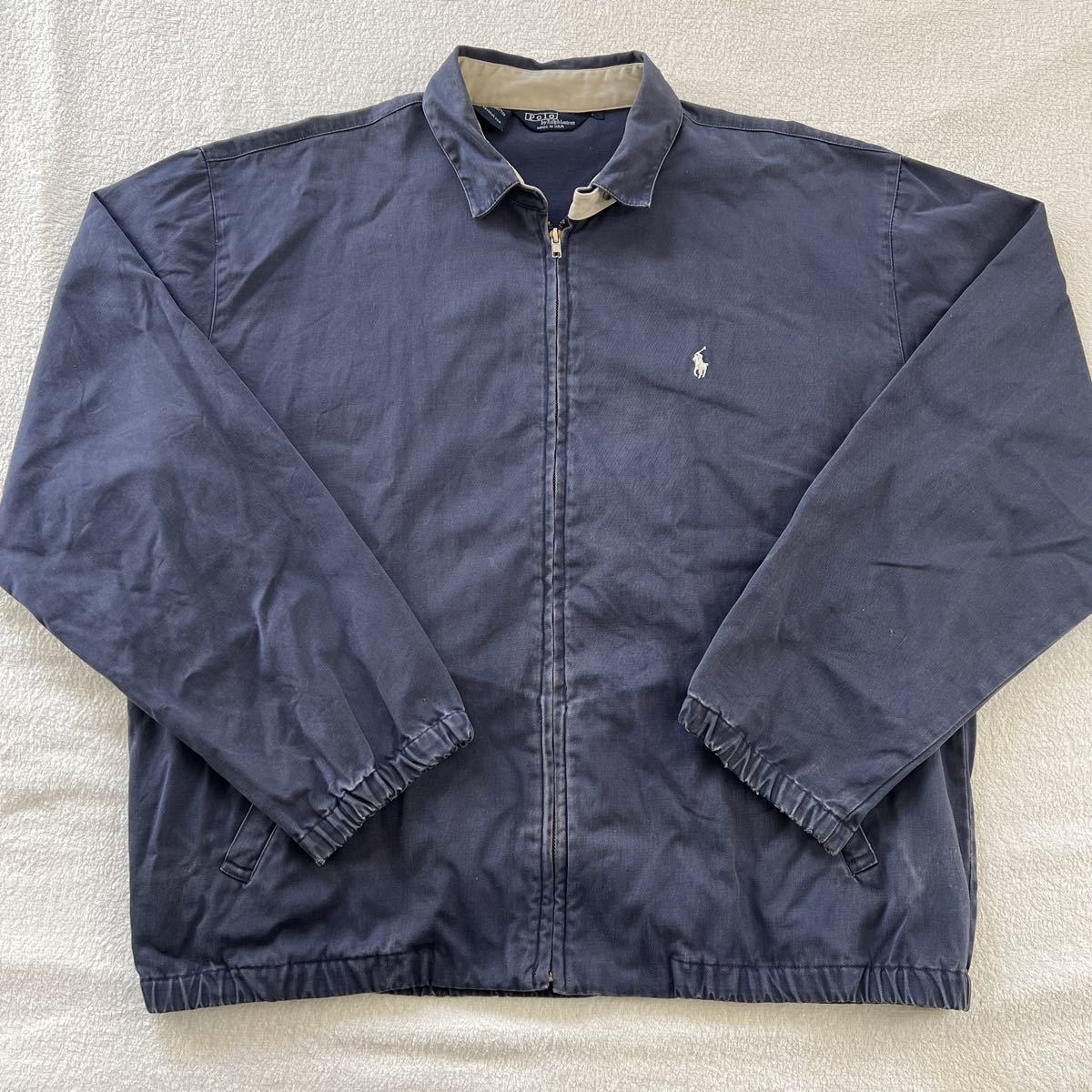 Ralph Lauren USA製 ラルフローレン スウィングトップ ブルゾン ブルー