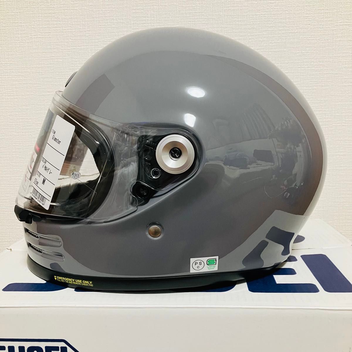 値下げ ほぼ未使用品 無傷 SHOEI グラムスター XL(L寄り) 2022年製造