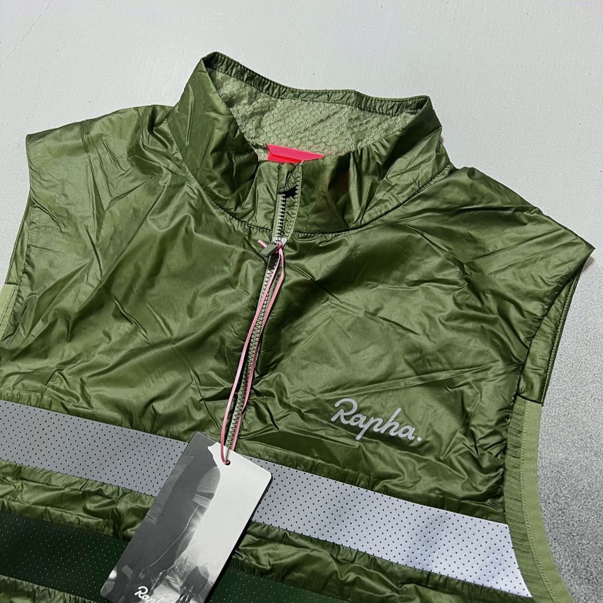 新品 Rapha メンズ ブルベ インサレーティッド ジレ ベスト オリーブ