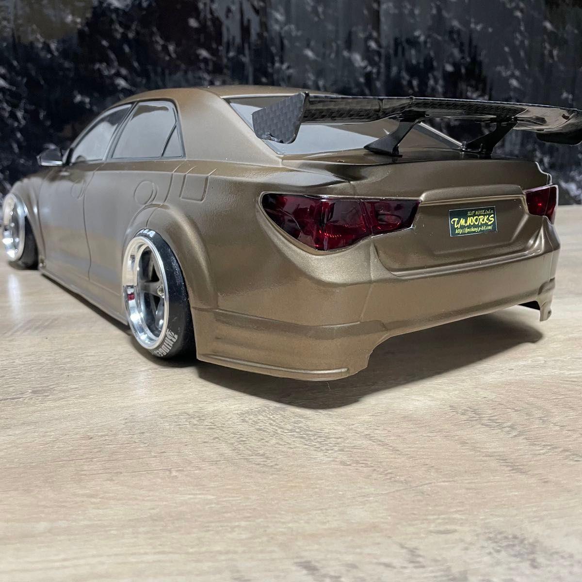 ヨコモ トヨタ マークx ドリフト 1/10 ラジコン ボディ rc 完成品